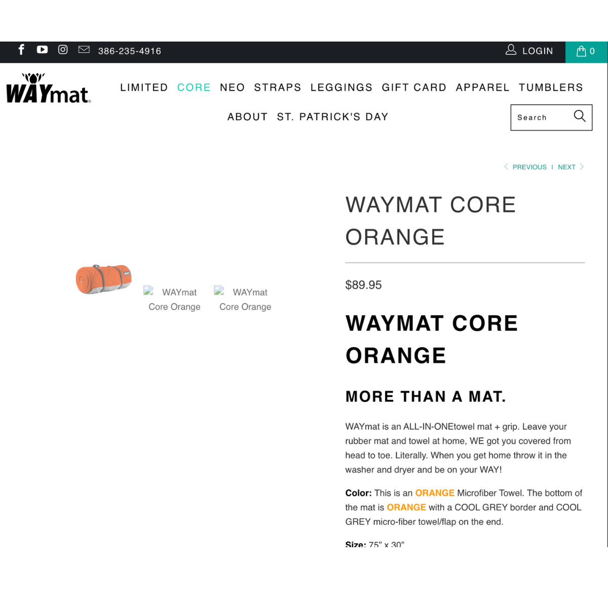WAYmat before redesign