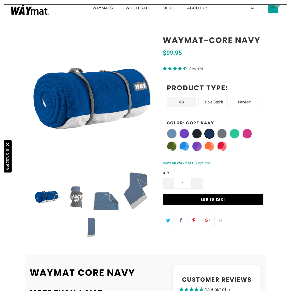 WAYmat after redesign